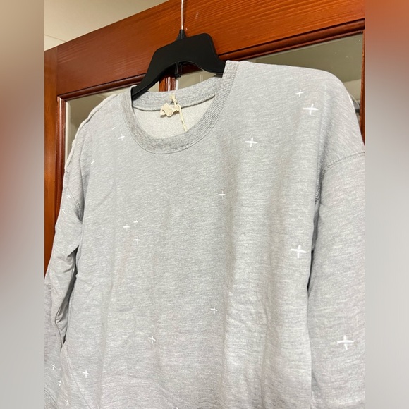 291. Hem & Thread Embroidered Jogger Pant/Side Slit Sweatshirt Set NWT - Picture 13 of 14